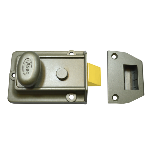 ASEC Reverse Traditional Non-Deadlocking Nightlatch Case Only 60mm Reverse GRN Case Only - Green