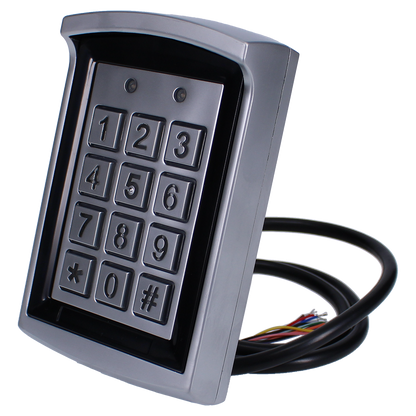 ASEC Proximity Reader & Keypad With Flying Lead - External Use IP67 External - Silver