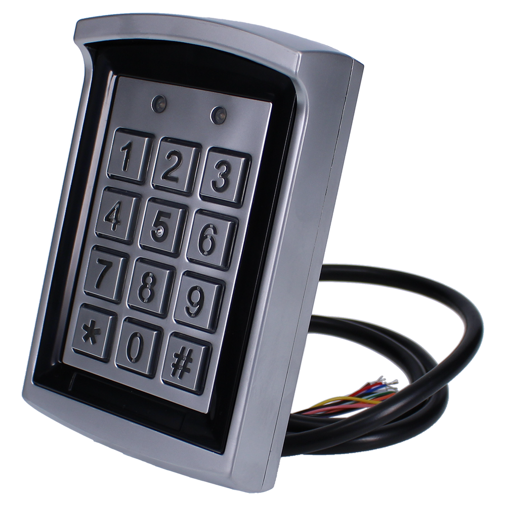 ASEC Proximity Reader & Keypad With Flying Lead - External Use IP67 External - Silver