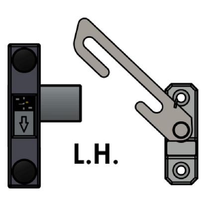 ASEC Tilt & Turn Res-Lok Restrictor Kit LH - White
