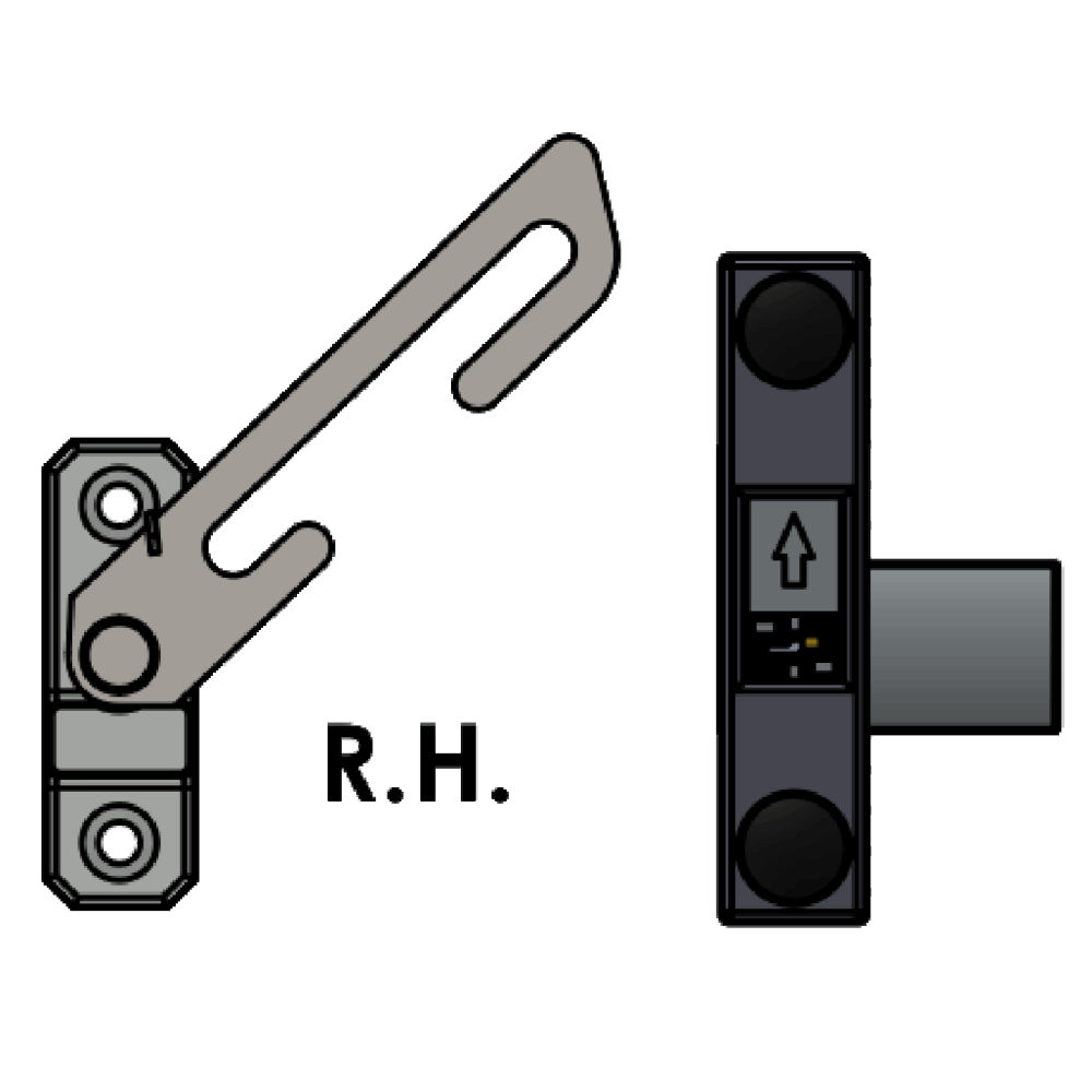 ASEC Tilt & Turn Res-Lok Restrictor Kit RH - White
