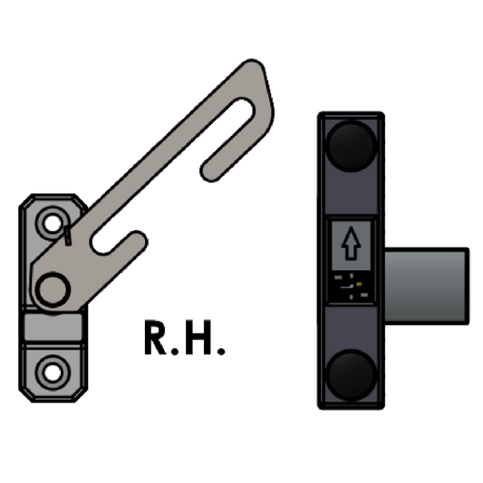 ASEC Tilt & Turn Res-Lok Restrictor Kit RH - White