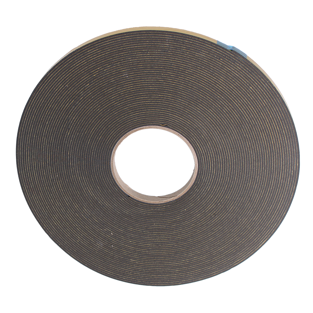 ASEC Glazing Tape Black PVC Double Sided 2mm x 10mm - Black