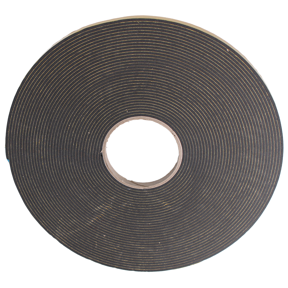 ASEC Glazing Tape Black PVC Double Sided 3mm x 10mm - Black
