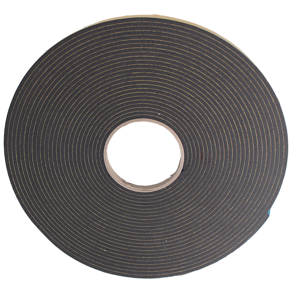 ASEC Glazing Tape Black PVC Double Sided 4mmx 10mm - Black