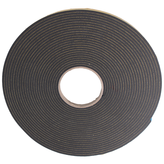 ASEC Glazing Tape Black PVC Double Sided 4mmx 10mm - Black