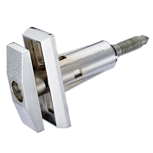 ASEC Vending Machine T Handle Screw Style (No Cylinder) T-Handle Screw Style - Chrome Plated