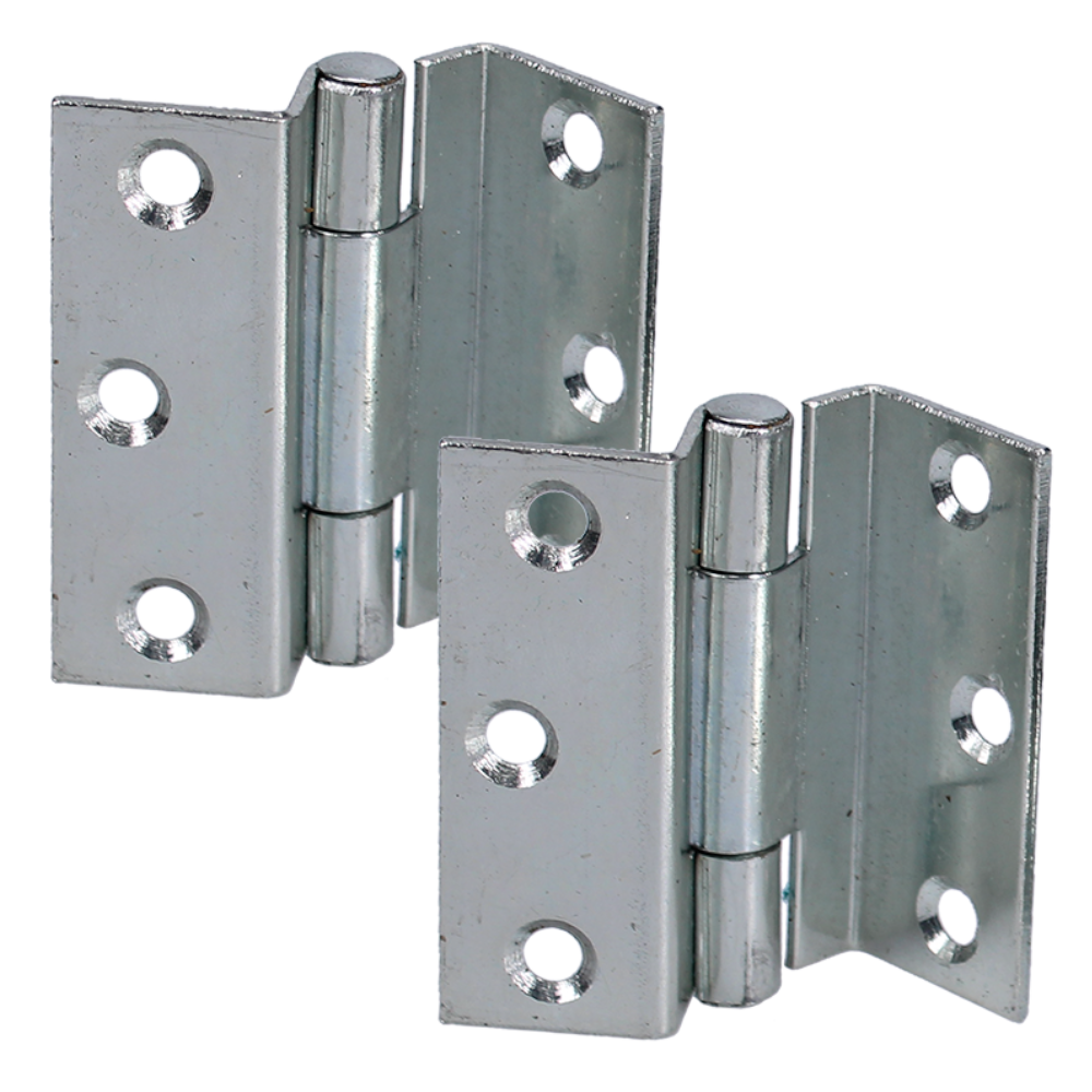 ASEC 1951 Stormproof Hinge (Pair) 63mm - Zinc Plated