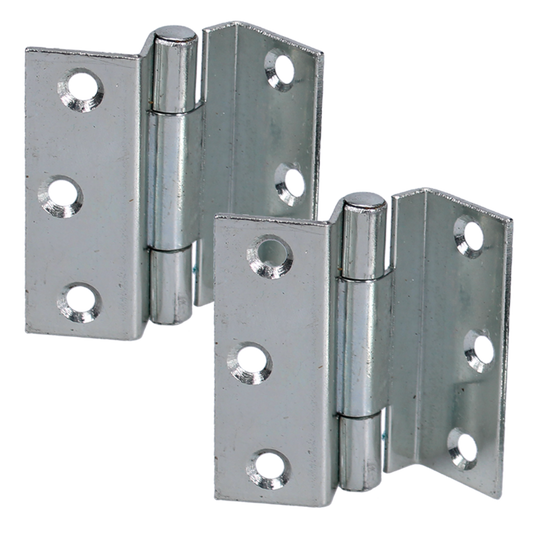 ASEC 1951 Stormproof Hinge (Pair) 63mm - Zinc Plated