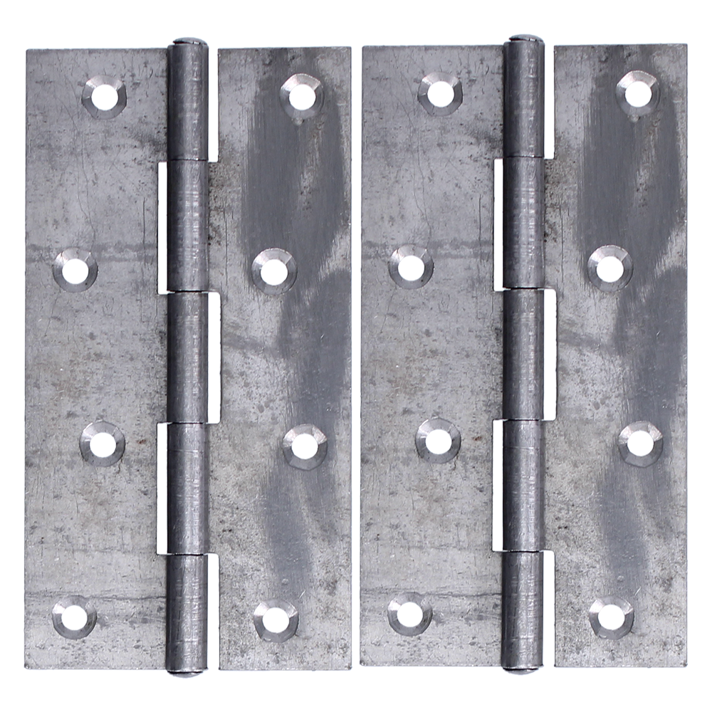 ASEC 5050 Narrow Butt Hinge Fixed Pin Self Colour (Pair) 150mm - Self-Colour