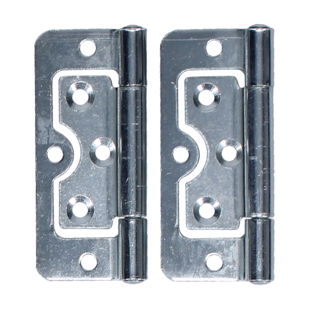ASEC 104 Hurlinge Fixed Pin Hinge (Pair) 75mm - Zinc Plated
