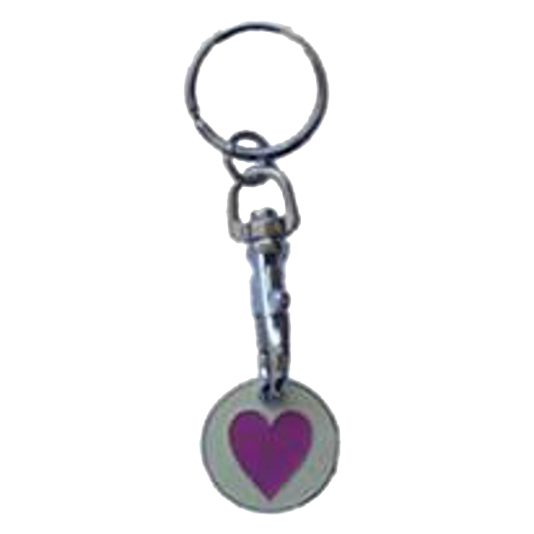 ASEC Trolley Token Key Ring Heart