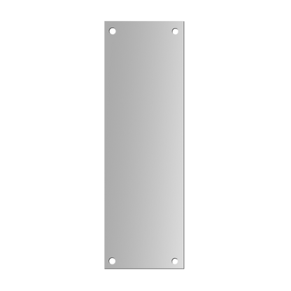 ASEC 100mm Wide Aluminium Finger Plate 300mm - Anodised Aluminium