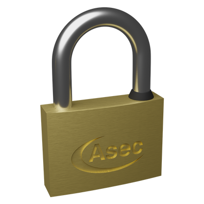 ASEC KA Open Shackle Brass Padlock 60mm Keyed Alike H