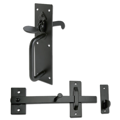 ASEC Suffolk Latch Black