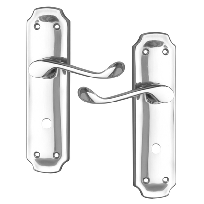ASEC Birkdale Plate Mounted Lever Furniture Bathroom Pro - Chrome Plated