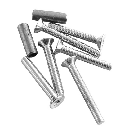 ASEC Bolt Through Fixing Pack Nickel Plated