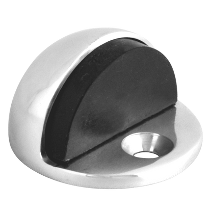 ASEC Oval Floor Door Stop Pro - Chrome Plated