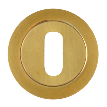 ASEC Concealed Fixing Escutcheon UK - Polished Brass