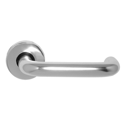 ASEC Round Rose Aluminium Sprung Lever Furniture Anodised Aluminium