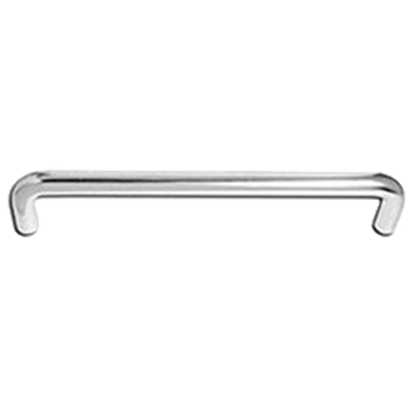 ASEC Bolt Fix Aluminium Pull Handle 225mm - Polished Anodised Aluminium
