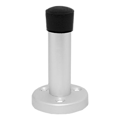 ASEC Aluminium Wall Door Stop Satin Anodised Aluminium