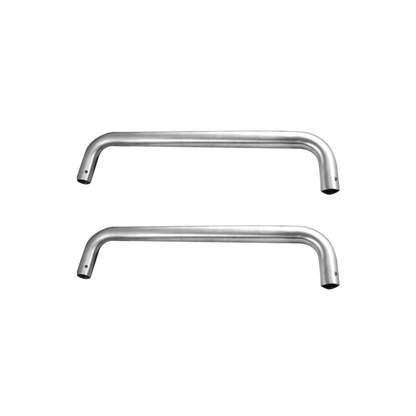 ASEC Back To Back Stainless Steel Pull Handle 225mm - Satin Stainless Steel