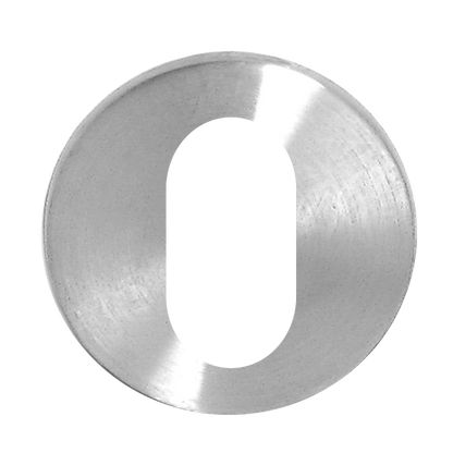 ASEC Stainless Steel Escutcheon 10mm Oval - Satin Stainless Steel