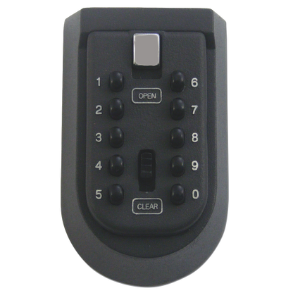 ASEC 6 Key Safe Complete With Cover Black