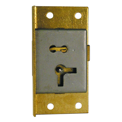 ASEC 20 1 Lever Cut Cupboard Lock 64mm Keyed Alike Left Handed Pro - Satin Brass