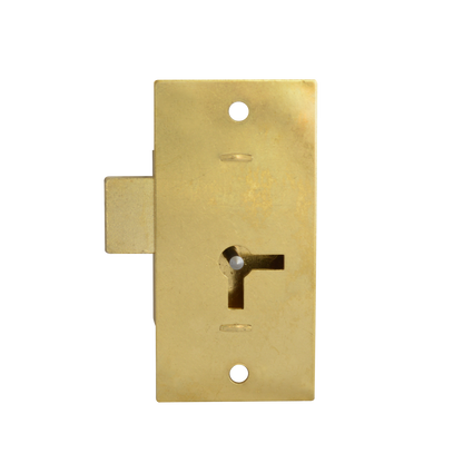 ASEC 100 1 Lever Straight Cupboard Lock 50mm Keyed Alike Pro - Satin Brass
