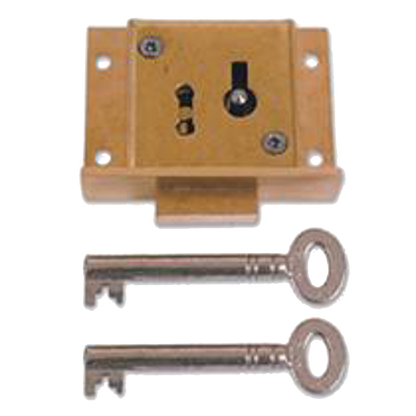 ASEC 41 4 Lever Till Lock 50mm Keyed Alike Pro - Satin Brass