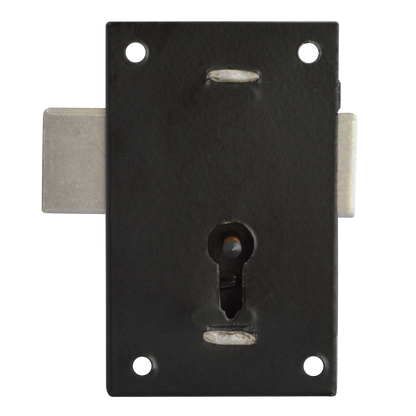 ASEC 150 1 Lever Straight Cupboard Lock 67mm Keyed Alike Pro - Black