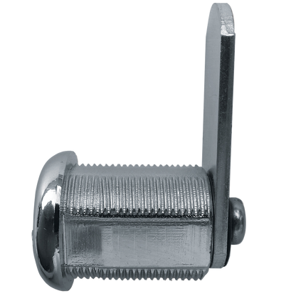 ASEC Round KA Nut Fix Camlock 90 Degree 27mm Keyed Alike 92205 Pro - Chrome Plated