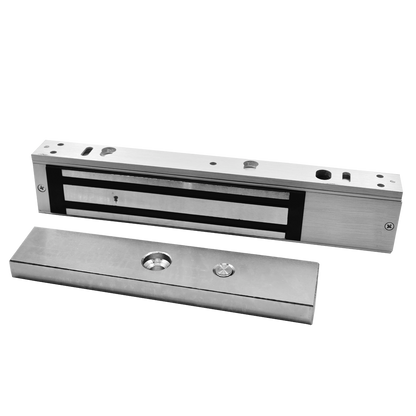 ASEC Slim Line Single Magnet Unmonitored - Satin Anodised Aluminium