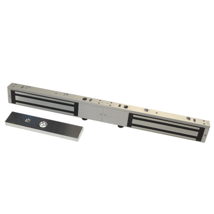 ASEC Slim Line Double Magnet Monitored - Satin Anodised Aluminium