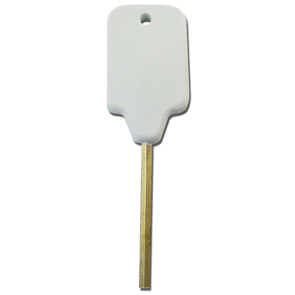 ASEC TS7451 White Plastic Head Avocet WMS Window Key White Plastic Head Key