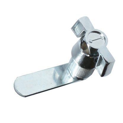 ASEC 20mm Latchlock Straight Cam To Accept Padlock Accepts up to 7mm Padlock - Chrome Plated