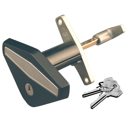STARFLEET STAR0045 Anti-Vandal Garage Door Lock Black