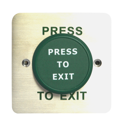 ASEC Large Green Press To Exit Dome Button