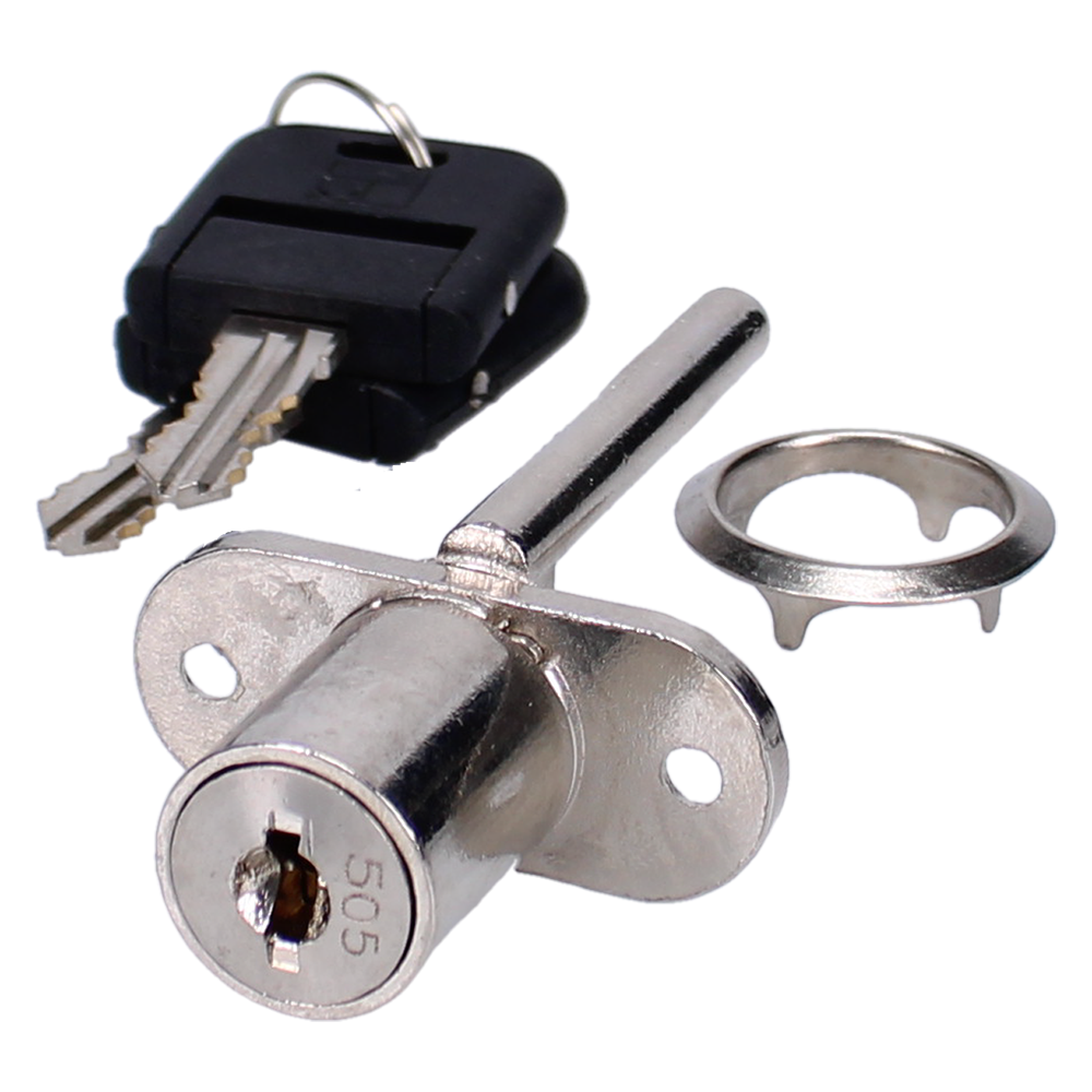 ASEC Twin Flange Fix Furniture Pedestal Lock