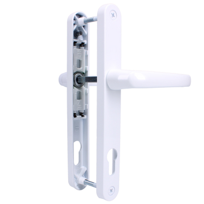 ASEC 92 Lever/Lever UPVC Furniture - 240mm Backplate