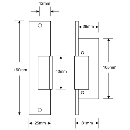 ASEC A2 Mortice Release With Delayed Action