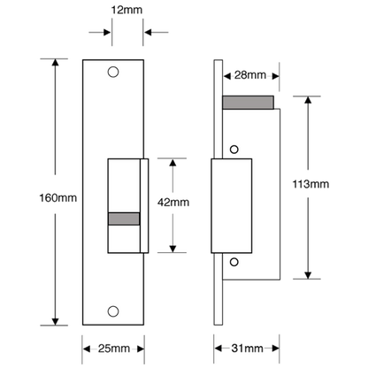 ASEC A6 & A7 Monitored Mortice Release