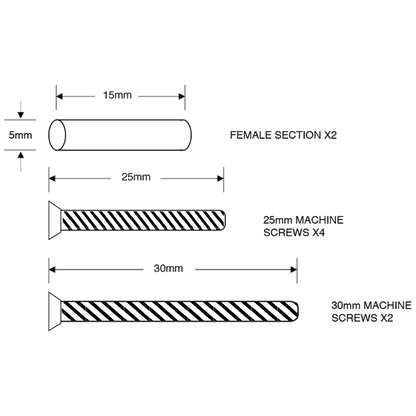 ASEC Bolt Through Fixing Pack