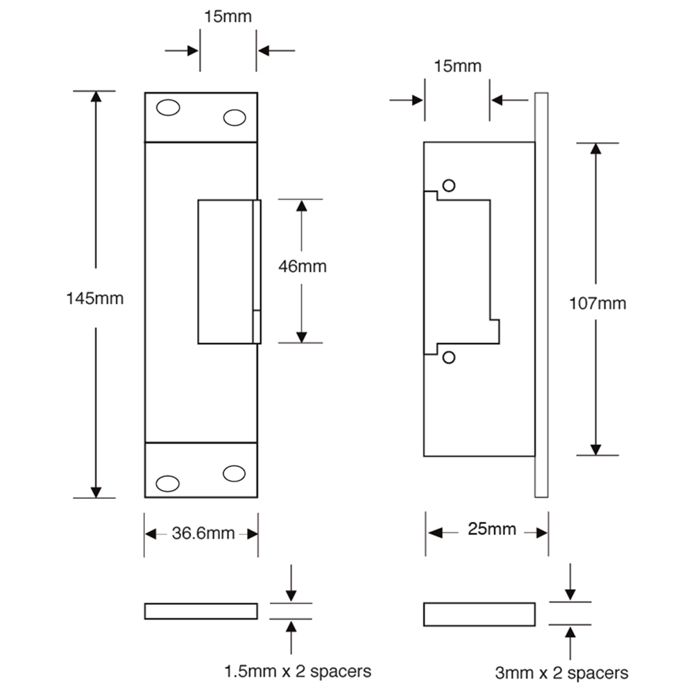 ASEC CG Surface Release Case Open Inwards