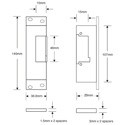 ASEC CG Surface Release Case Open Inwards