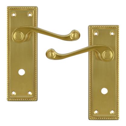 ASEC Georgian Plate Mounted Lever Furniture