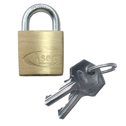 ASEC KA Open Shackle Brass Padlock