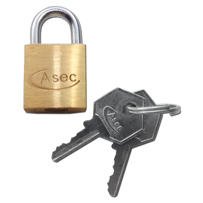 ASEC KD Open Shackle Brass Padlock